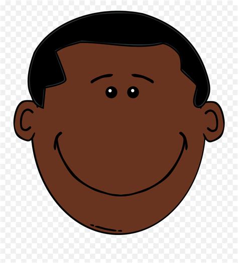 Black Person Clipart African American Face Clipart Emojiblack Guy