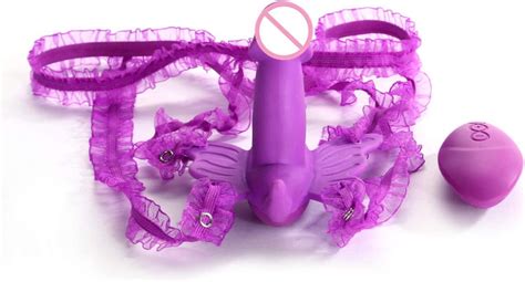 Wireless Remote Control Strap On Butterfly Wireless Vibrator Panties Clitoris