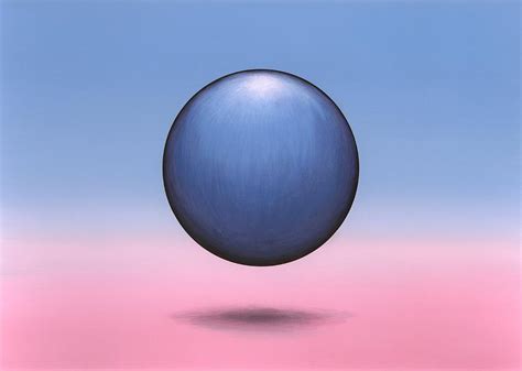 Floating Sphere Abstract Artwork Photograph By Richard Bizley