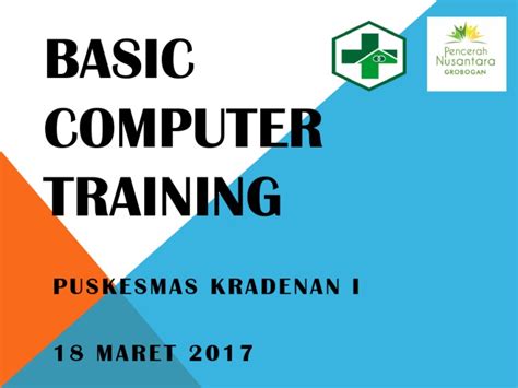 Basic Computer Training Pdf