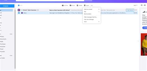 How To Mark A Message Unread In Yahoo Mail