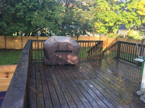 Having used sw paints in the past with excellent results, we expected better for their deck stain. Back deck with Sherwin-Williams SuperDeck in Charwood ...