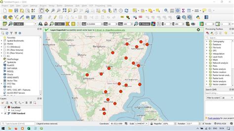 Convert Excel File To Shapefile In Qgis Xy Coordinate To Shapefile