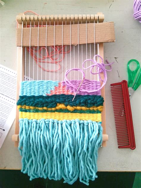 Curious And Catcat Weaving On A Cardboard Loom Diy Workshop Review