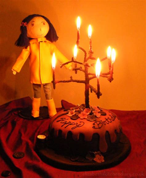 Coraline Birthday Cake Elizabeth S Kitchen Diary