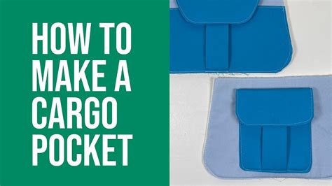 How To Make A Cargo Pocket For A Bag Youtube