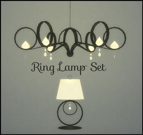Sims 4 Ccs The Best Lamp Set By Pearl Stitches Cc String Lights