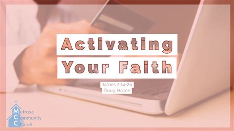 Activating Your Faith