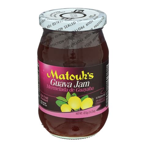 Matouks Guava Jam Full Fruit Standard Shop Jelly And Jam At H E B