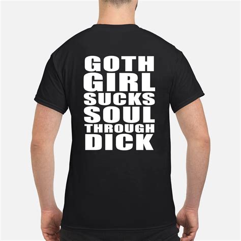 Goth Girl Sucks Soul Through Dck Shirt Nouvette
