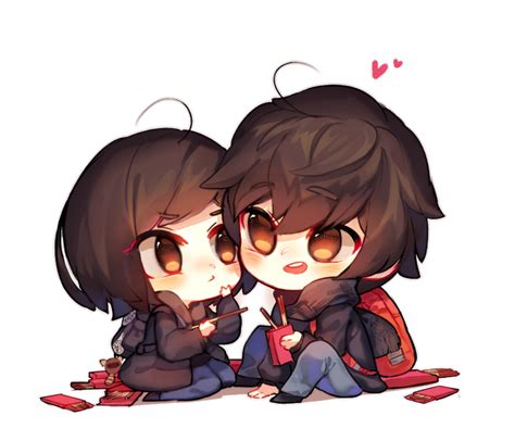 Pocky Day By Magancito Chibi Pinterest Chibi Anime And Anime Couples