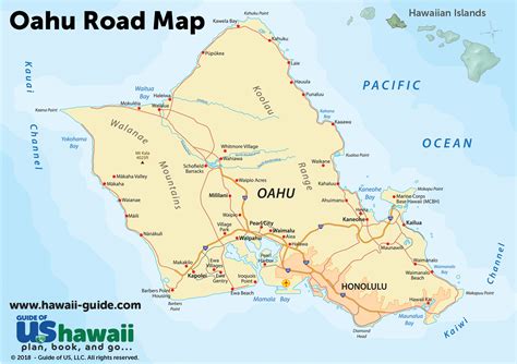 Interactive Map Of Honolulu Hawaii