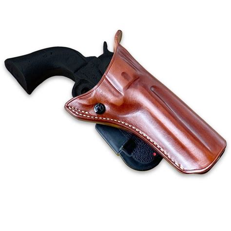 Premium Leather Paddle Holster Fits Revolver Colt Single Action Army Magnum EBay
