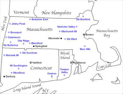 Map Of Northern Massachusetts And Southern New Hampshire