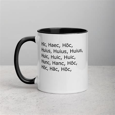 Hic Haec Hoc Latin Language Mug | Etsy