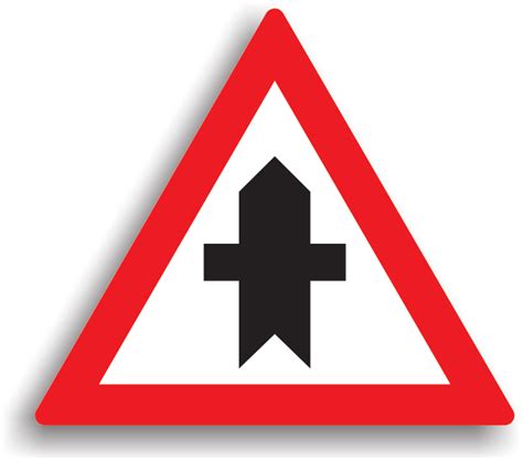 Soferonline Indicator Semn De Circulație Intersecție Cu Un Drum