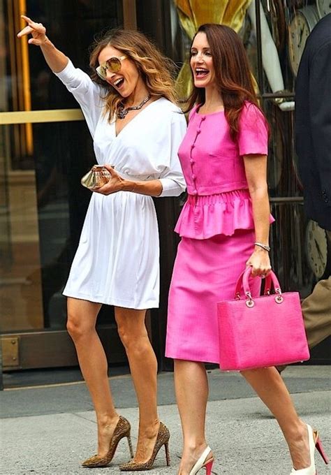 carrie bradshaw and charlotte york sex and the city pinterest