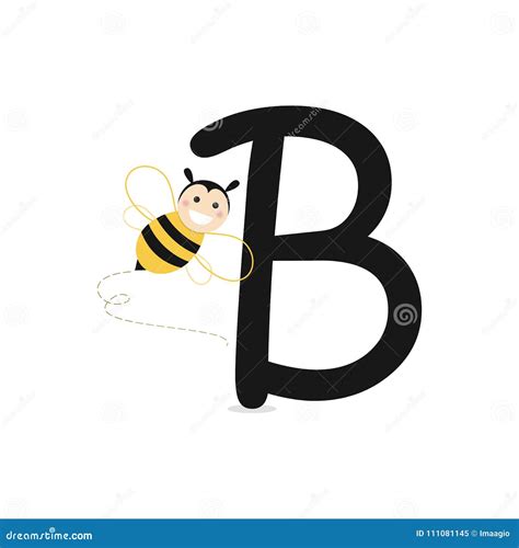 Alphabet B Of Bee Stock Vector Illustration Of Alphabet 111081145