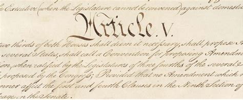 Article V Of The Us Constitution Cosaction
