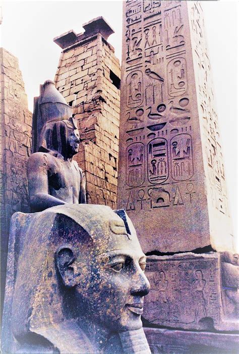 Obelisk And Statues At The Luxor Temple Egypt Sue Travels