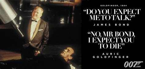 James Bond On Twitter James Bond “do You Expect Me To Talk” Auric Goldfinger “no Mr Bond