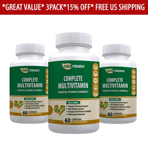 Complete Multivitamin 3 Pack Nutramission