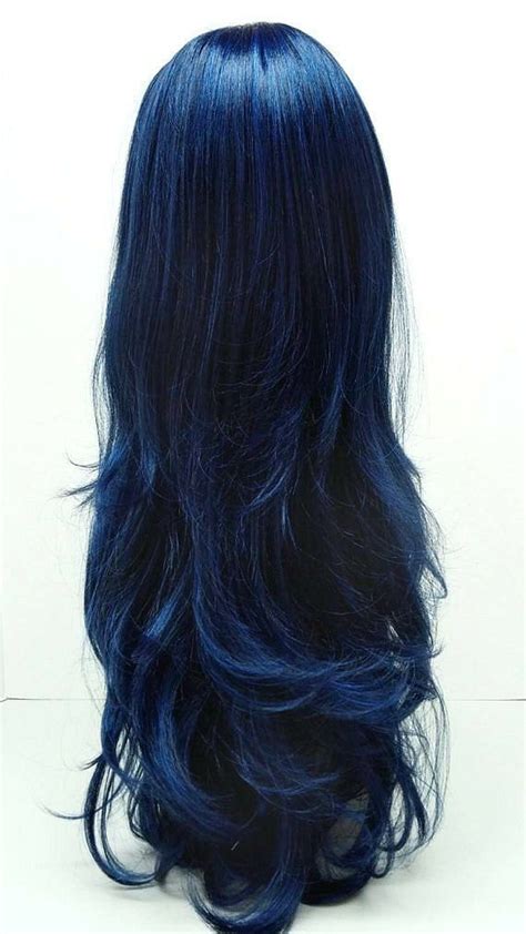 Pin By Elizabeth On Hair Ideas In 2020 Dark Blue Hair