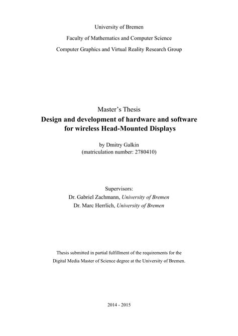 Master Thesis Images Thesis Title Ideas For College