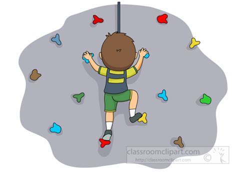Image result for climbing wall clipart