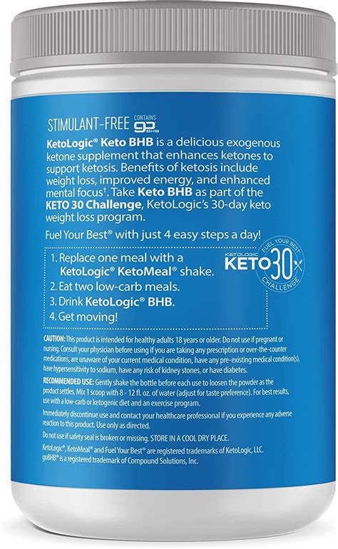 Ketologic Bhb Exogenous Ketones Powder Electrolytes Patented Gobhb For Max Results Ketones