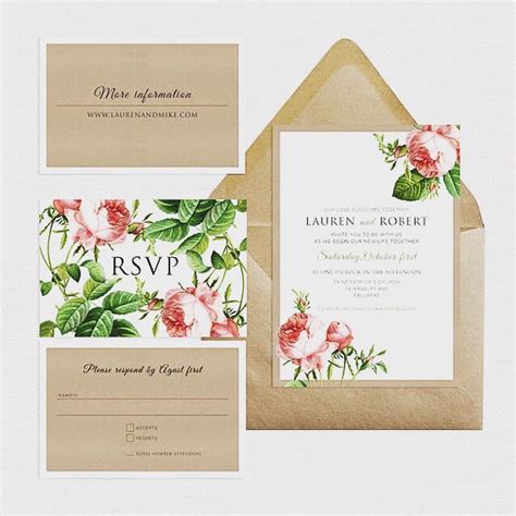 It's all in those little handmade details! sweet rose wedding invitation suite by 'i do' it yourself | Einladungen