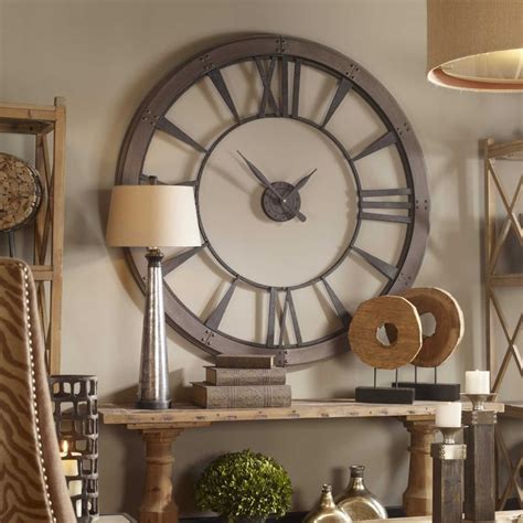 Pin By Up North Lady On Dining Room Clock Wall Decor Oversized Wall