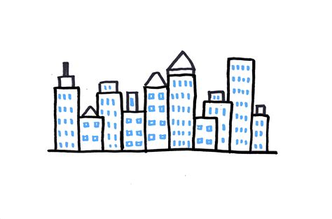 How To Draw A City Skyline 3 Ways Craftsy