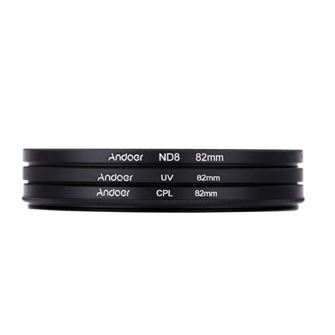 Andoer 82mm Uvcplnd8 Circular Filter Kit Circular Polarizer Filter