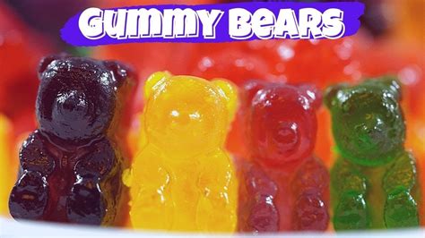 How To Make Homemade Gummy Bears With Jello Youtube