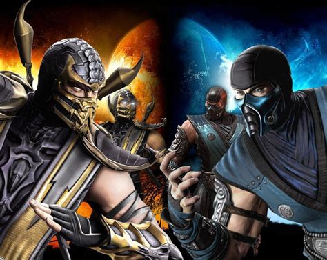 Mortal Kombat Sub Zero Vs Scorpion Wallpaper