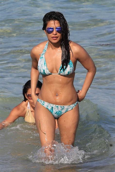 Priyanka Chopra In Bikini At The Beach In Miami 05152017
