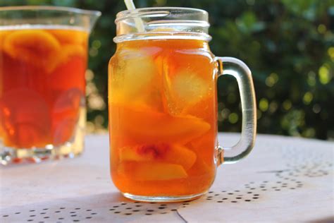 Sweet Peach Iced Tea Recipe I Heart Recipes