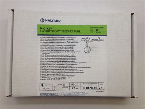 Halyard 0120 16 50 Mic Key Gastrostomy Feeding Tube 16fr X 50cm X