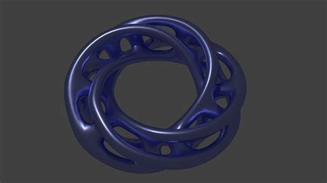 Double Mobius Strip Free 3d Model 3d Printable Cgtrader