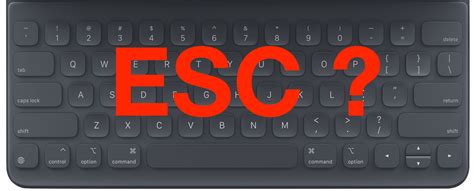 How To Type The Escape Key On Ipad Keyboard