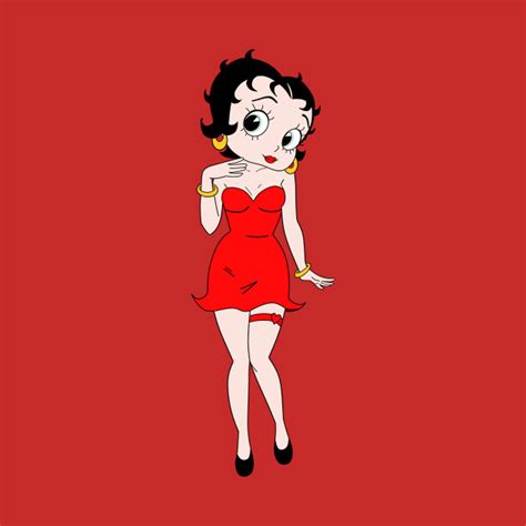 Betty Boop 2nd Anime Render Betty Boop T Shirt Teepublic