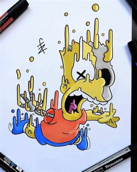 Pin By Jjpiedras On Guardado R Pido Bart Simpson Art Marker Art