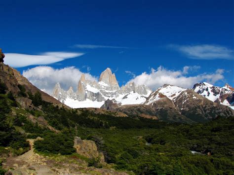 863446 Patagonia Chile Scenery Mountains Forests Grasslands Sky