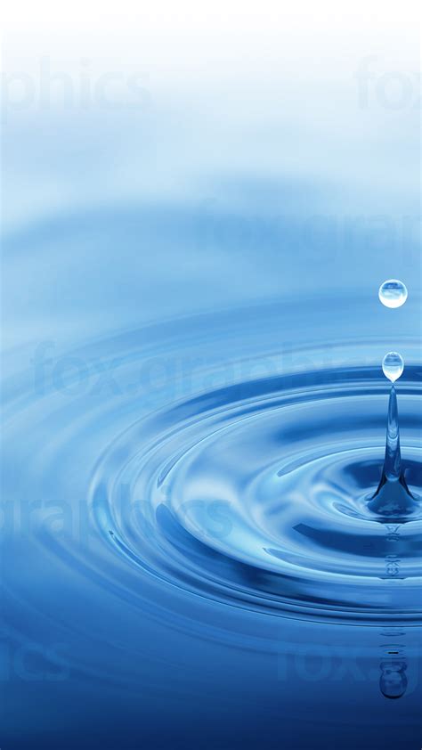 Free Download Blue Water Drop Background Fox Graphics 3840x2710 For