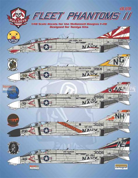 Military Models And Kits Kits World Decals 148 Mcdonnell Douglas F 4