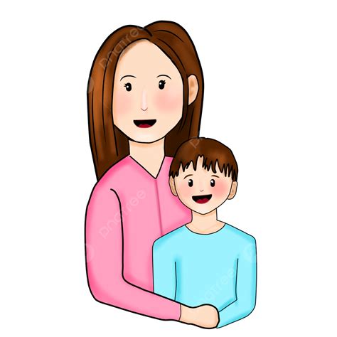 Mother And Child Illustration Illustration Mother And Son Mother And