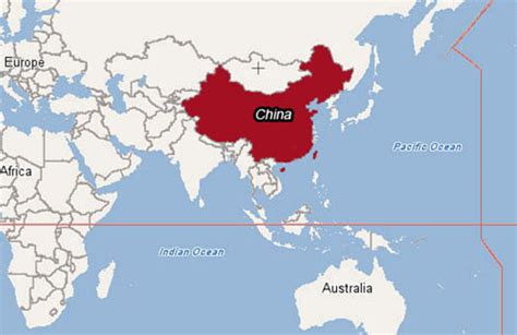 Maps World Map China