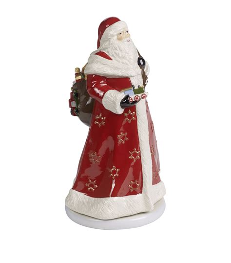 Villeroy And Boch Multi Christmas Toys Memory Rotating Santa Ornament