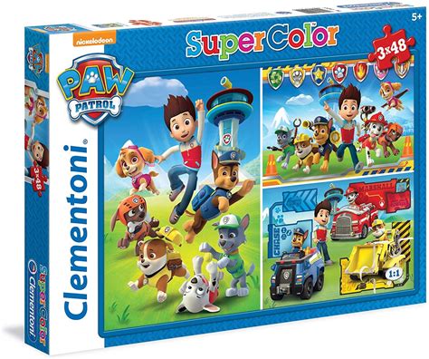 Clementoni Paw Patrol 25209 Puzzle 3 X 48 Pièces En 2022 Paw Patrol